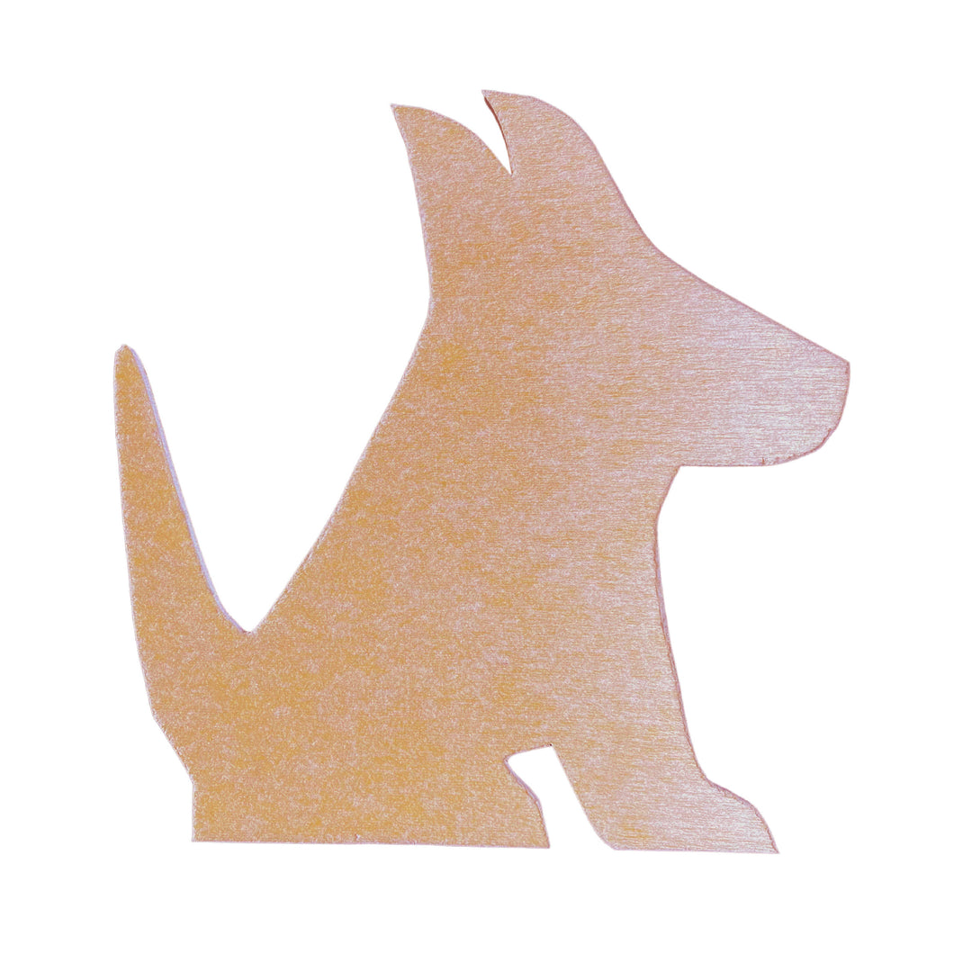 Fun Dog Mosaic Backer (pre-drilled for hangable and stakeable kit)