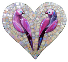 Load image into Gallery viewer, Heart Mosaic Backer (pre-drilled for hangable &amp; stakeable kits)
