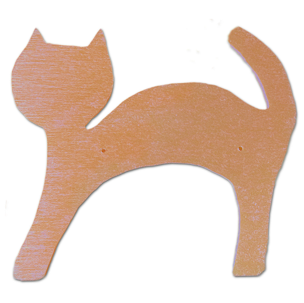 Fun Cat Mosaic Backer (pre-drilled for hangable kit)