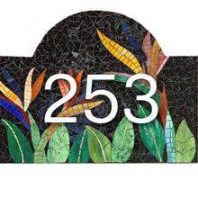 Load image into Gallery viewer, Plaque Rue St Honore Mosaic Backer (pre-drilled for hangable &amp; stakeable kits) 12&quot;x17&quot;
