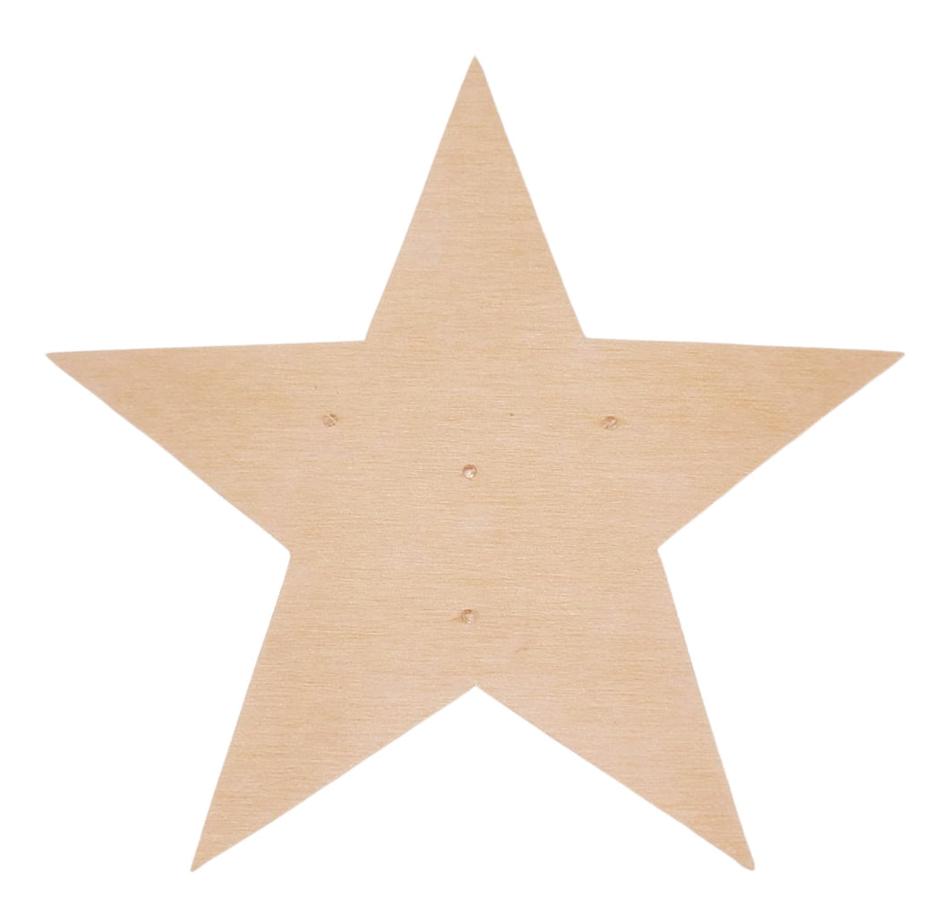 Star (pre-drilled for hangable and stakeable)